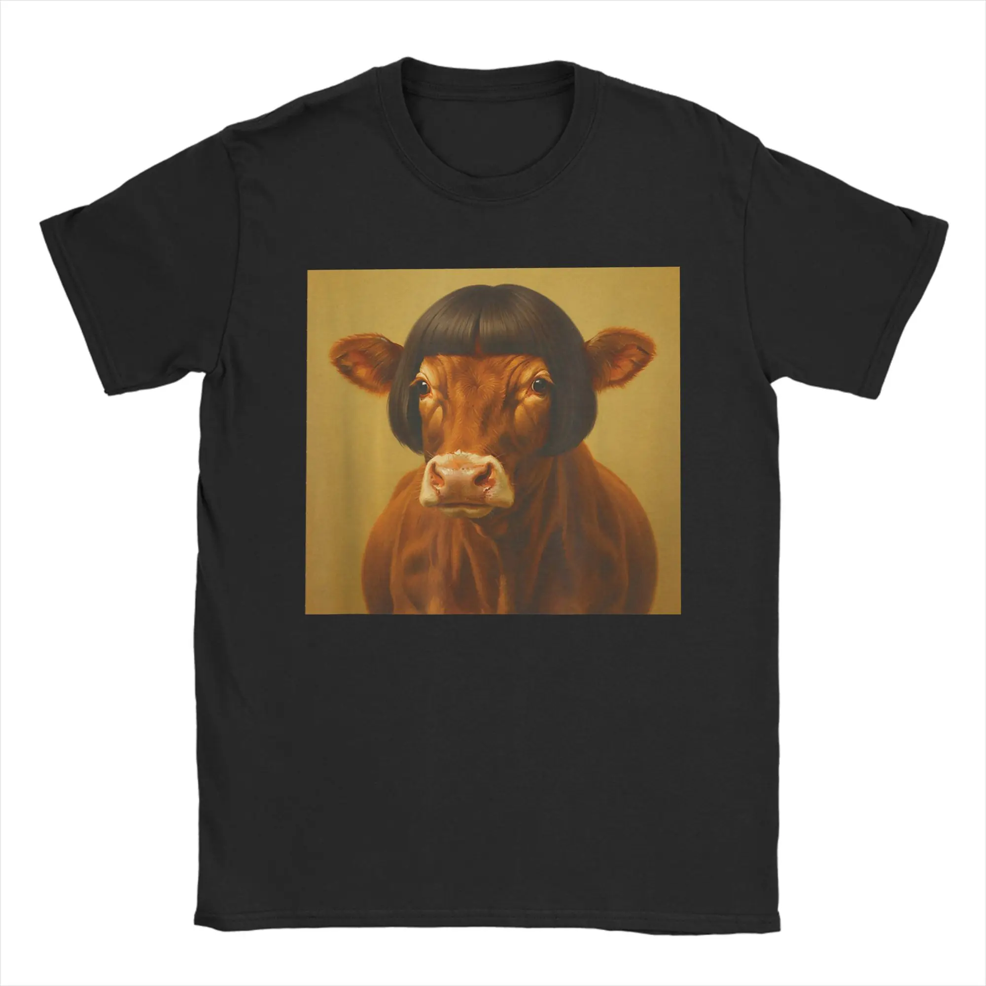 Men'S Fashion Haircuts - Funny Cow Bob Haircut Farm Animal