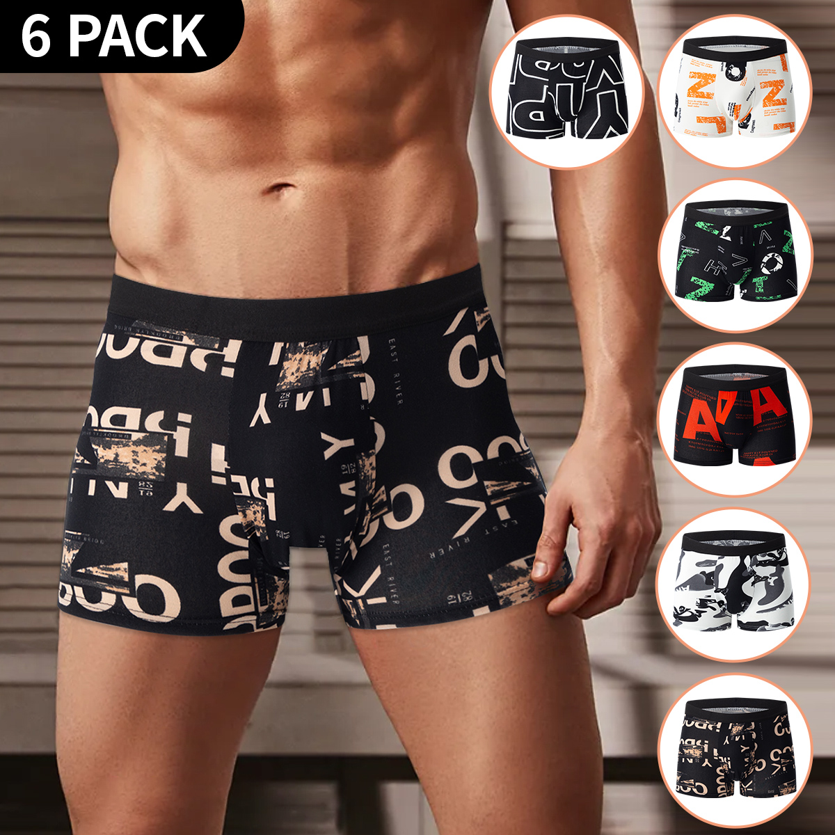 Mens Fashion Combination - 4/5/6/10 Piece Pack Men's Fashion Printed