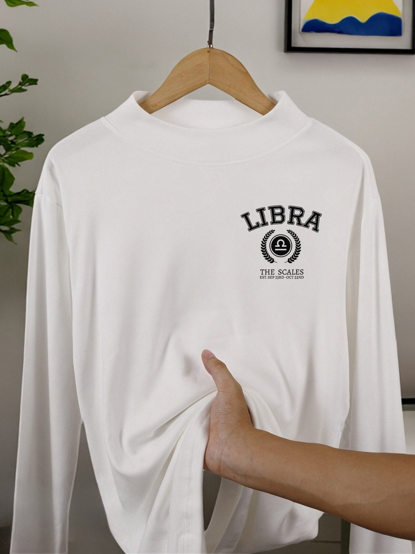 Men'S Winter Fashion - Libra The Scales Print Leisurewear For