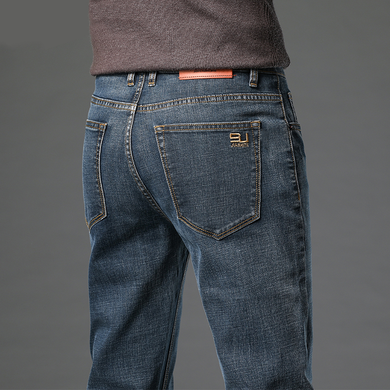 Men'S Fashion Jeans 2025 - 2025 Fall New Men's Cotton Stretch