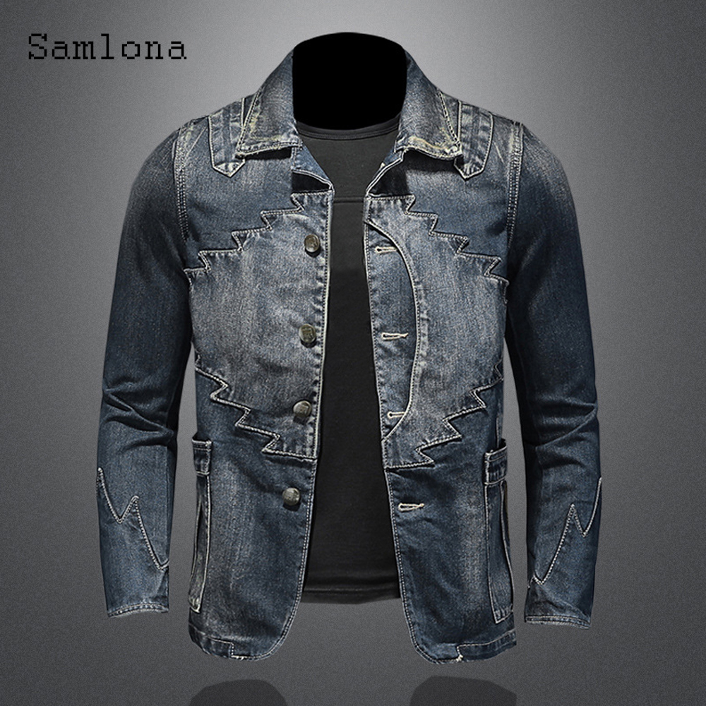 Men'S Fashion Jeans 2025 - 2025 Single Breasted Mens Denim Jackets
