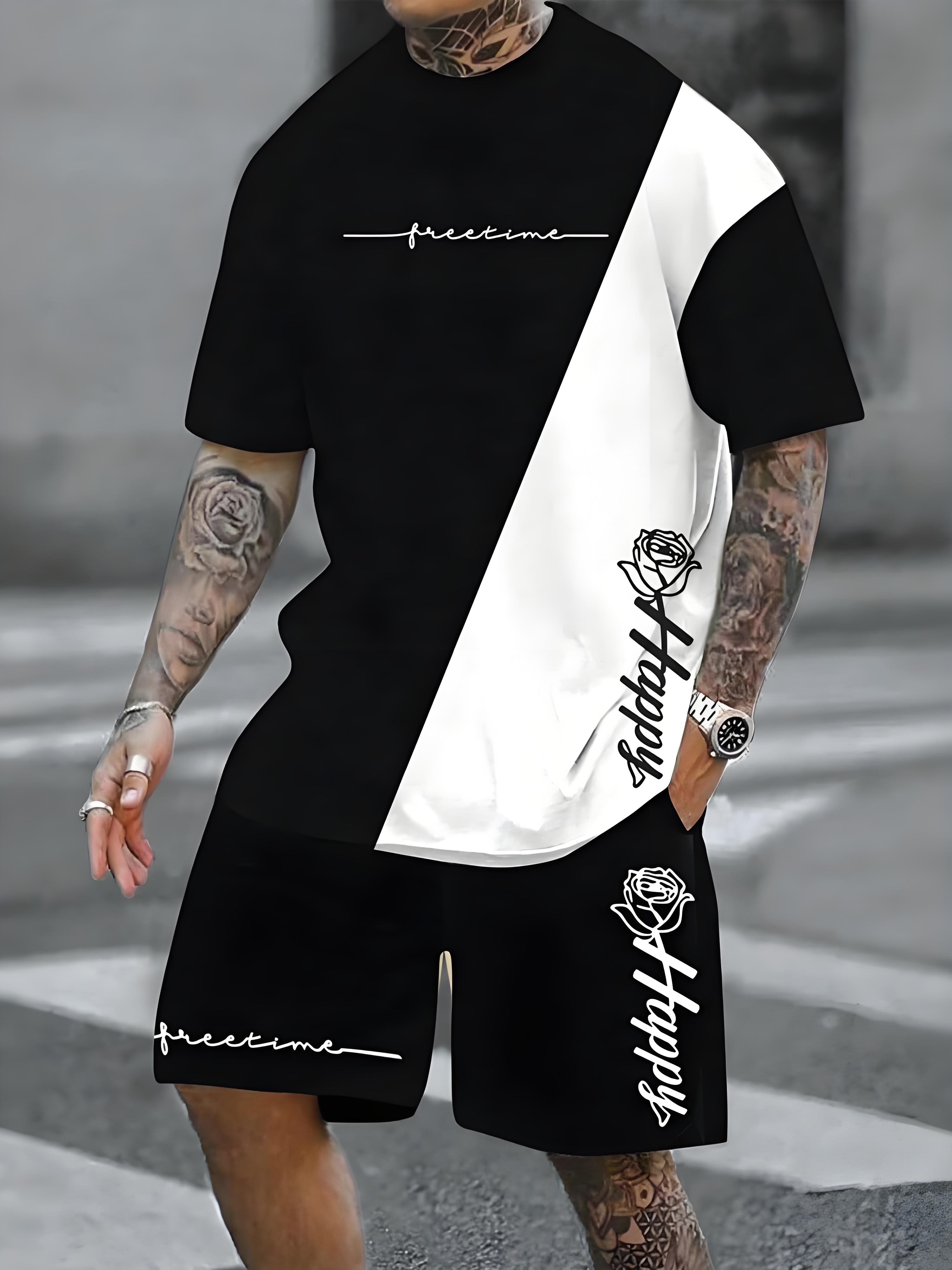 Mens Fashion Trend - New Plus Size Men's T-shirt And