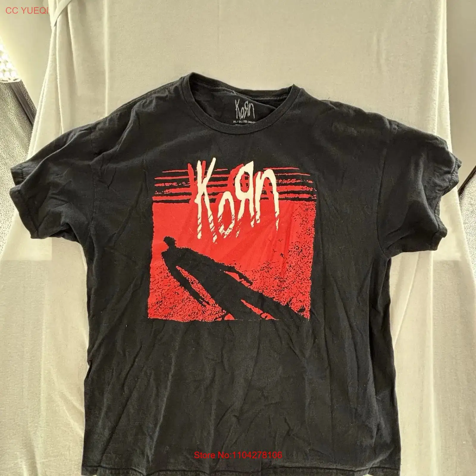 Xl Men'S Fashion - Official KoRn Black Red Men s