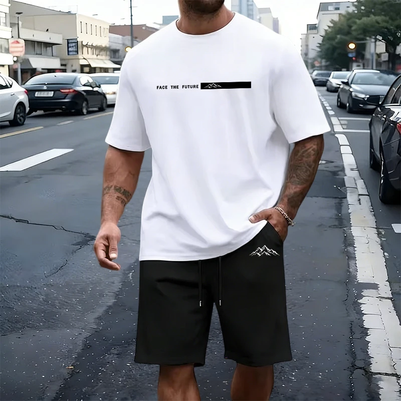 Fashion Mens T-Shirt Tracksuit - огляд і ціна Mens Fashion Trend