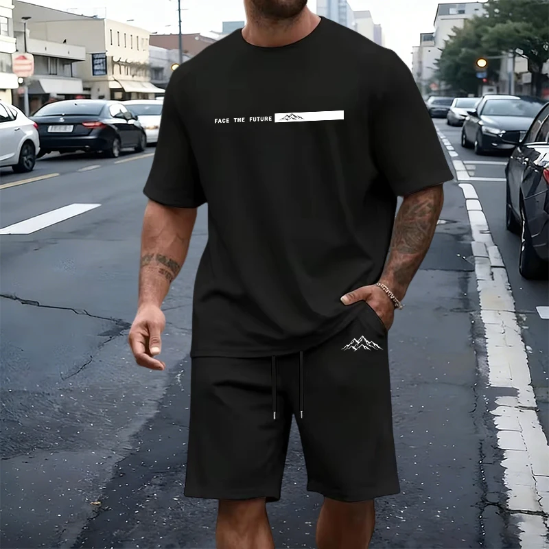 Fashion Mens T-Shirt Tracksuit - огляд і ціна Mens Fashion Trend