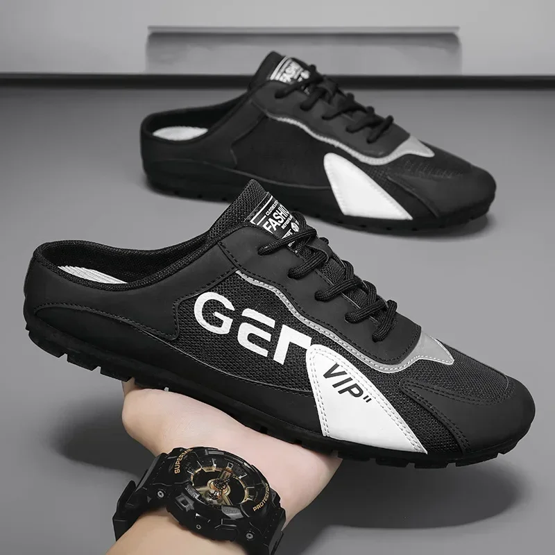 Men Slippers Trend Baotou Shoe - огляд і ціна Mens Fashion Trainers