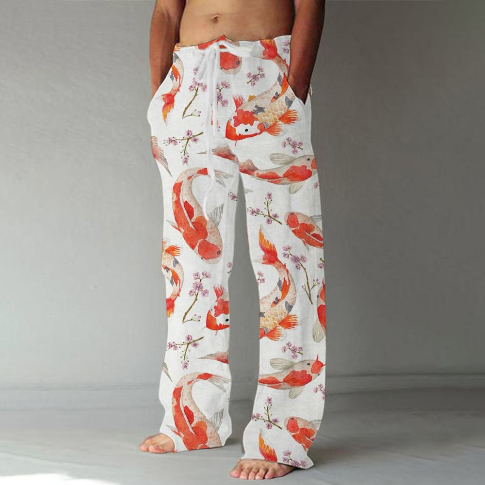 2025 Handsome Turtle Printed M - огляд і ціна Men'S Fashion Pants 2025