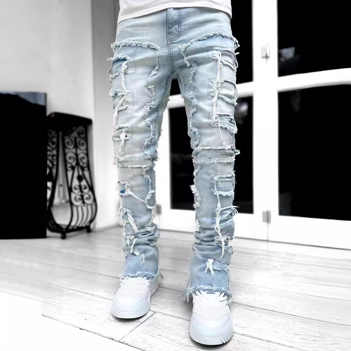 2025 new men's denim straight- - огляд і ціна Men'S Fashion Jeans 2025