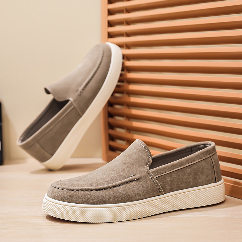 Men's Casual Shoes Suede Leath - огляд і ціна Suede Loafers Men