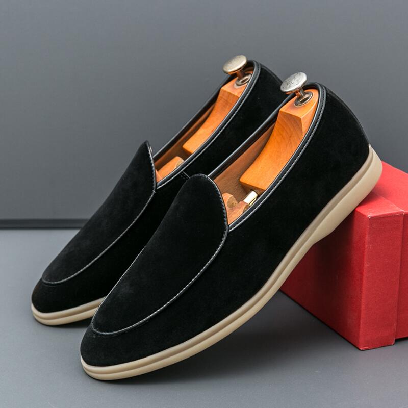 Fashion Men Luxury Brand Loafe - огляд і ціна Suede Loafers Men