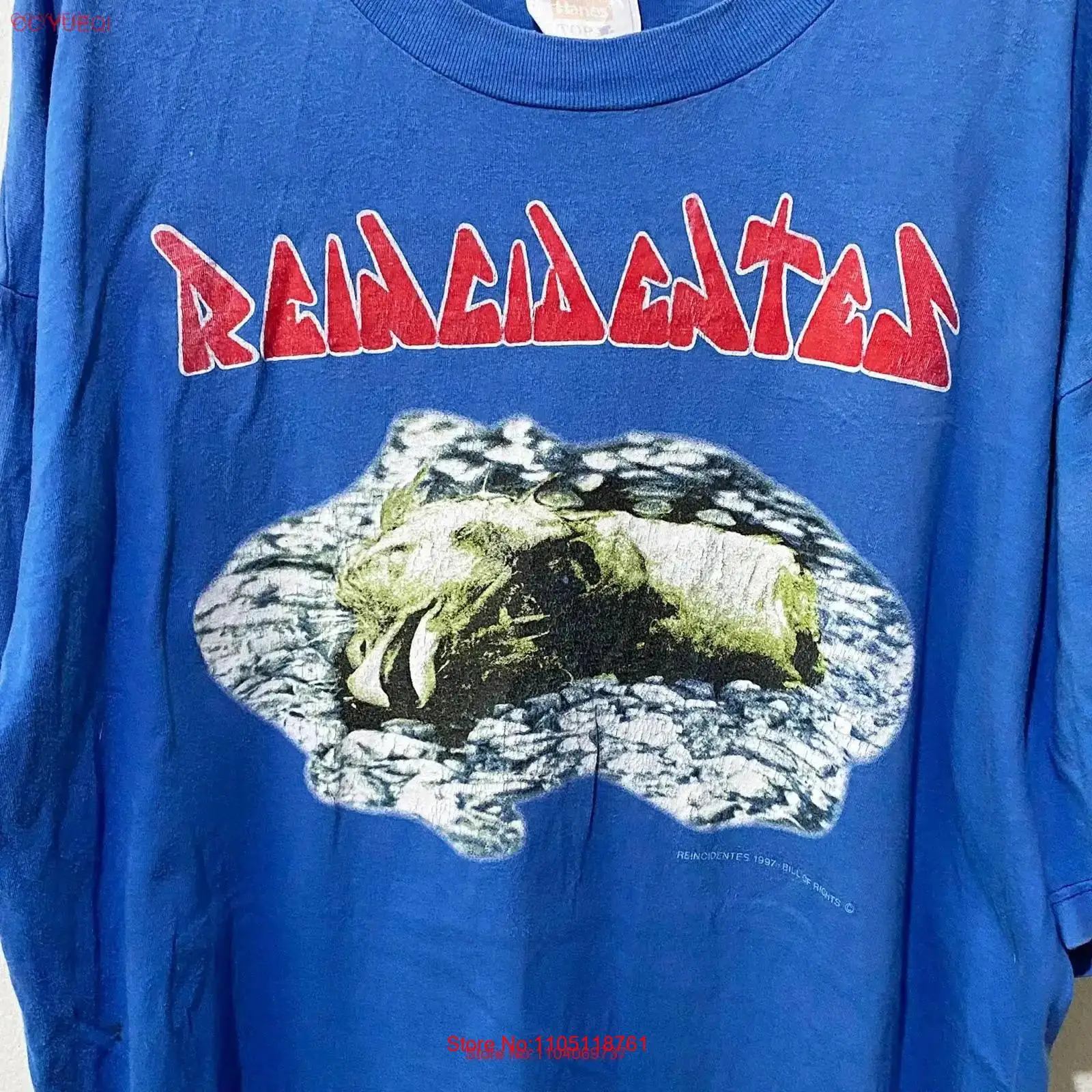 Vintage 1997 Reincidentes Band - огляд і ціна Xl Men'S Fashion