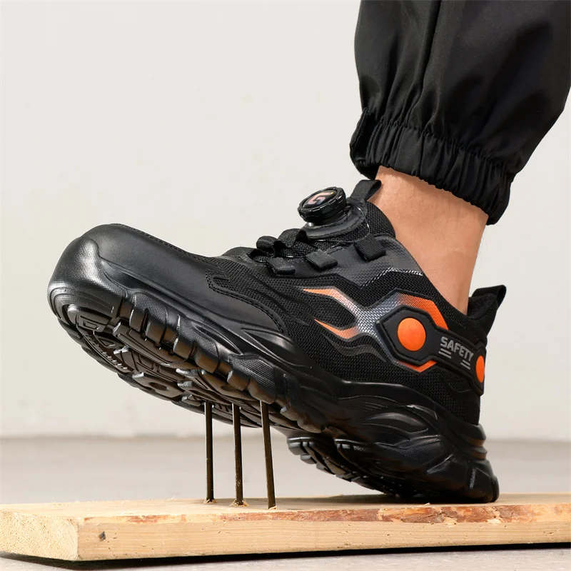 Men  Steel Toe Work Shoes Fash - огляд і ціна Mens Fashion Trainers