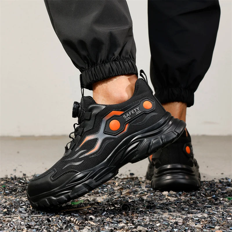 Men  Steel Toe Work Shoes Fash - огляд і ціна Mens Fashion Trainers