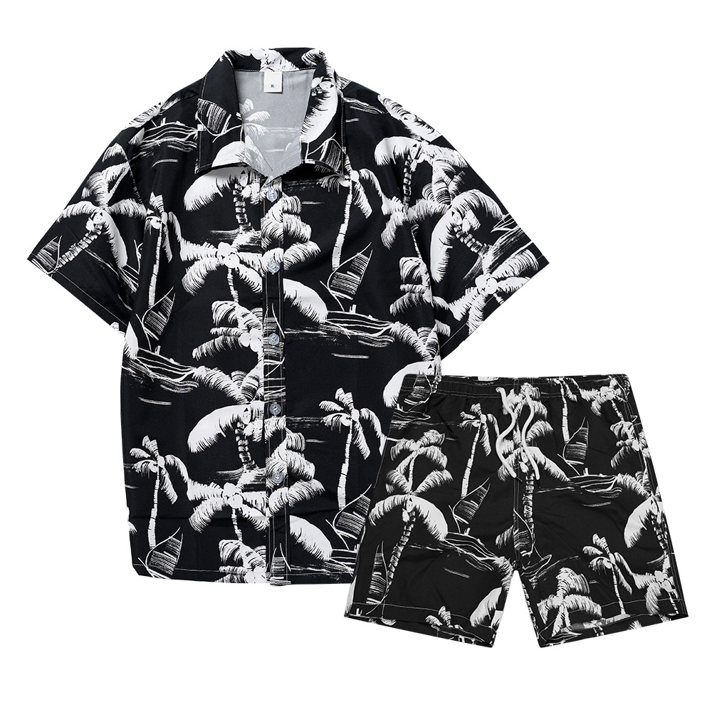 Hawaiian Coconut Tree 3D Print - огляд і ціна Mens Fashion Trend