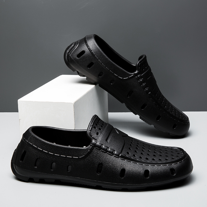 YUYIN Men's Eva Slippers Non-s - огляд і ціна Suede Loafers Men