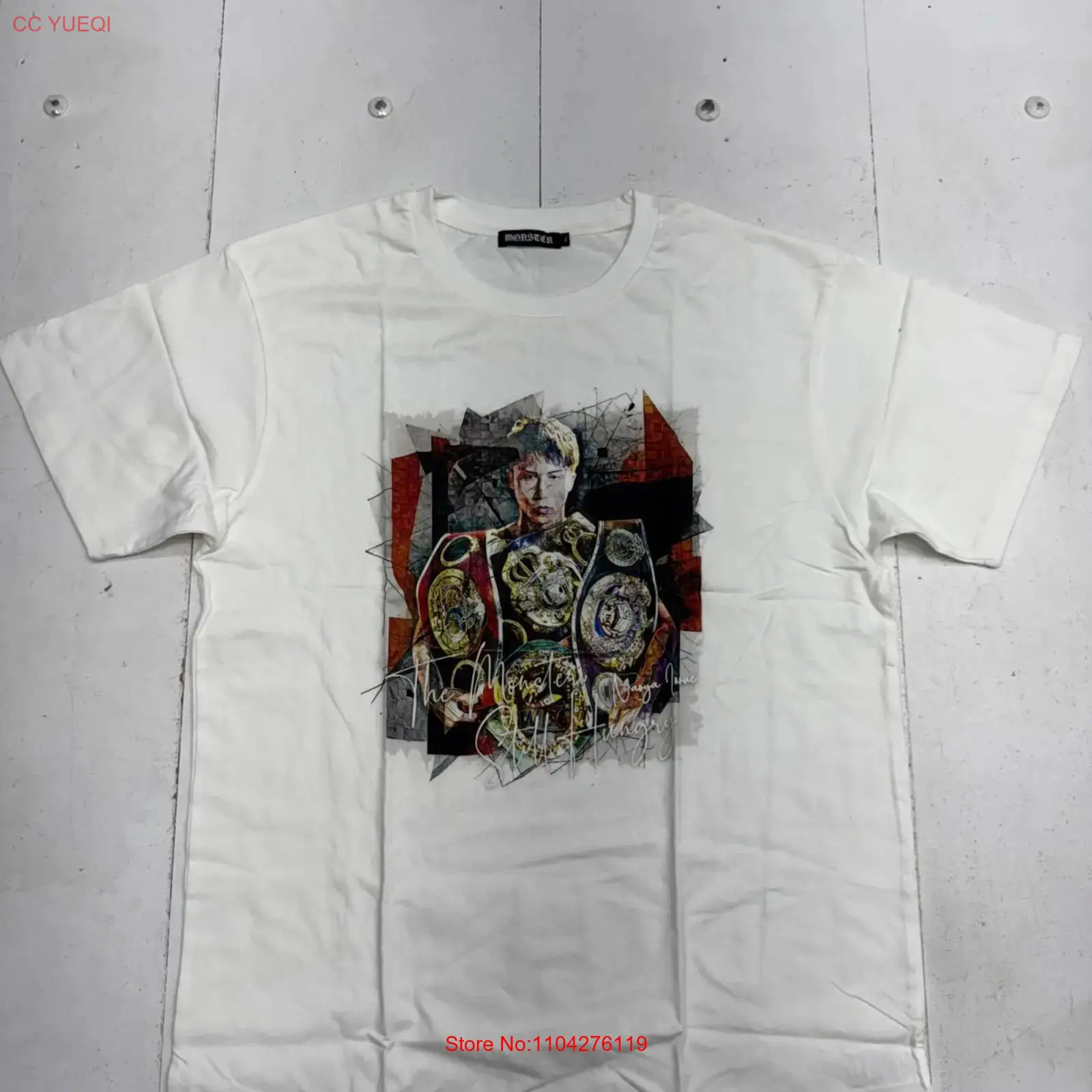 Monster Naoya Inoue White Prin - огляд і ціна Xl Men'S Fashion
