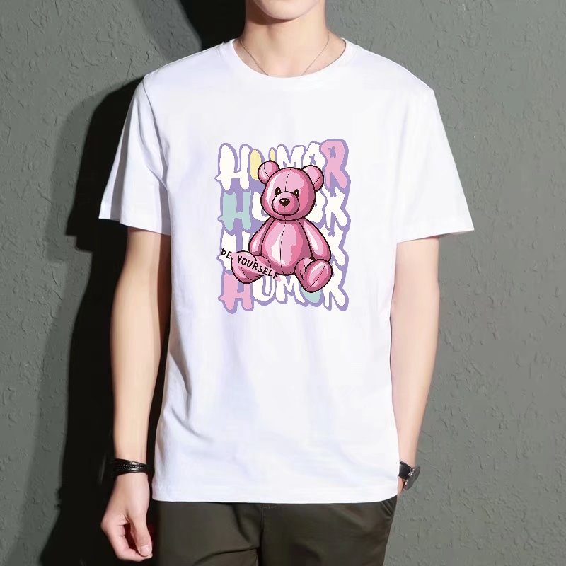 Men's Black Round-Neck Short-S - огляд і ціна Men'S Fashion Pink Shirt