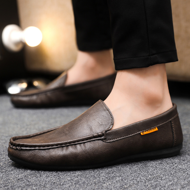 Business Casual Leather Shoes  - огляд і ціна Suede Loafers Men