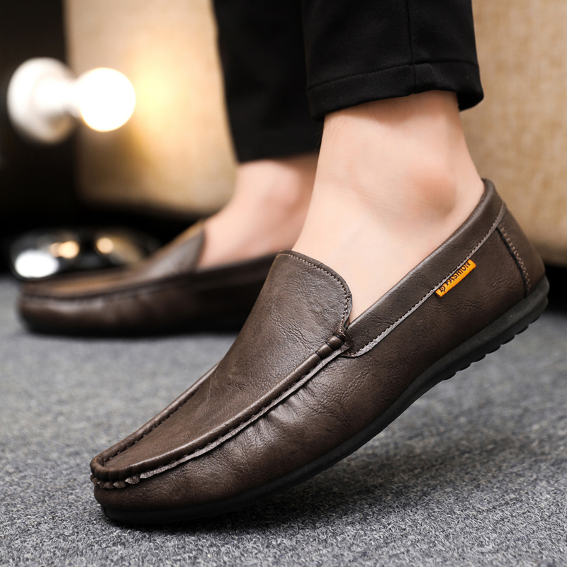 Business Casual Leather Shoes  - огляд і ціна Suede Loafers Men