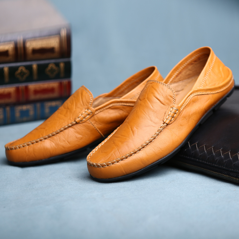 Men's Leather Casual loafers S - огляд і ціна Suede Loafers Men