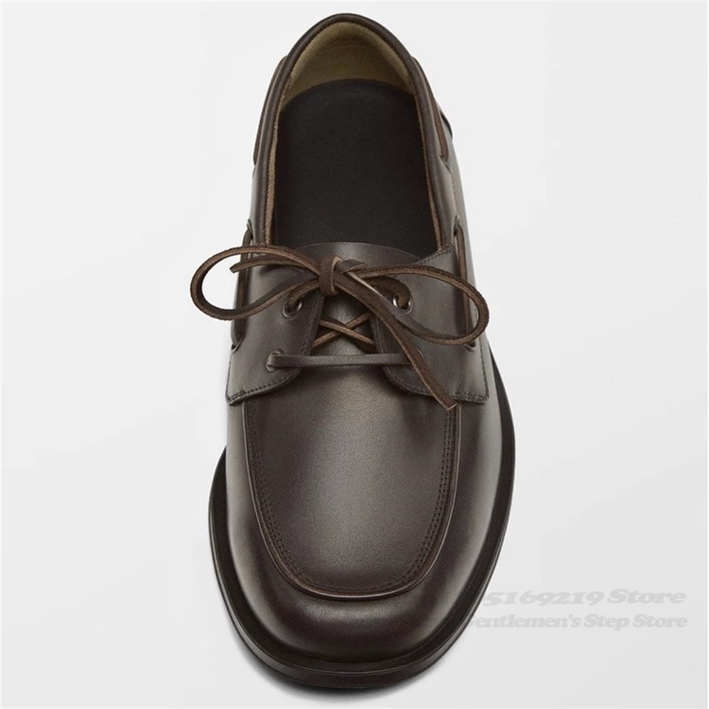 Brown Cowhide Loafers Autumn N - огляд і ціна Suede Loafers Men
