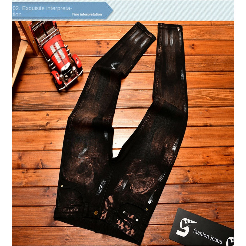 2025 Autumn Black Jeans Men's  - огляд і ціна Men'S Fashion Jeans 2025