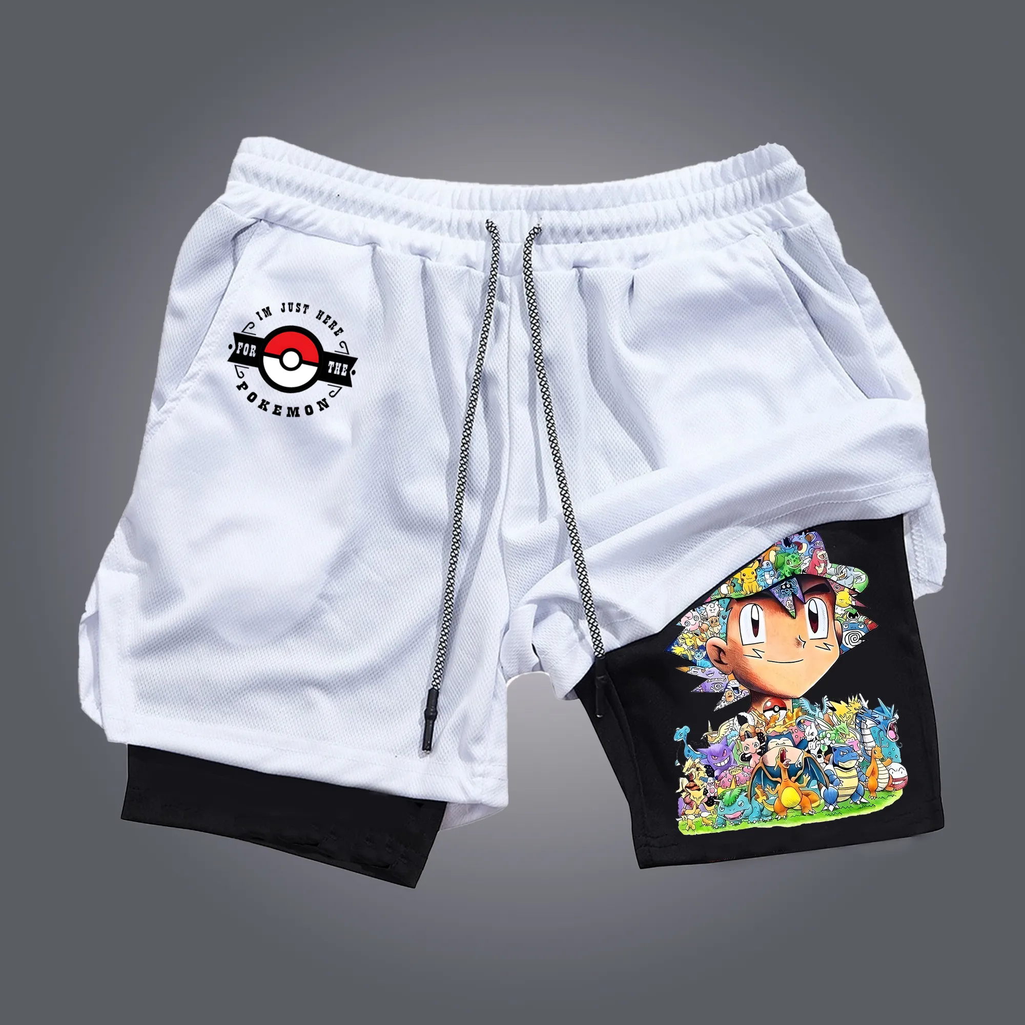 Pokemon Rayquaza Shorts Men Co - огляд і ціна Men'S Fashion Pants 2025