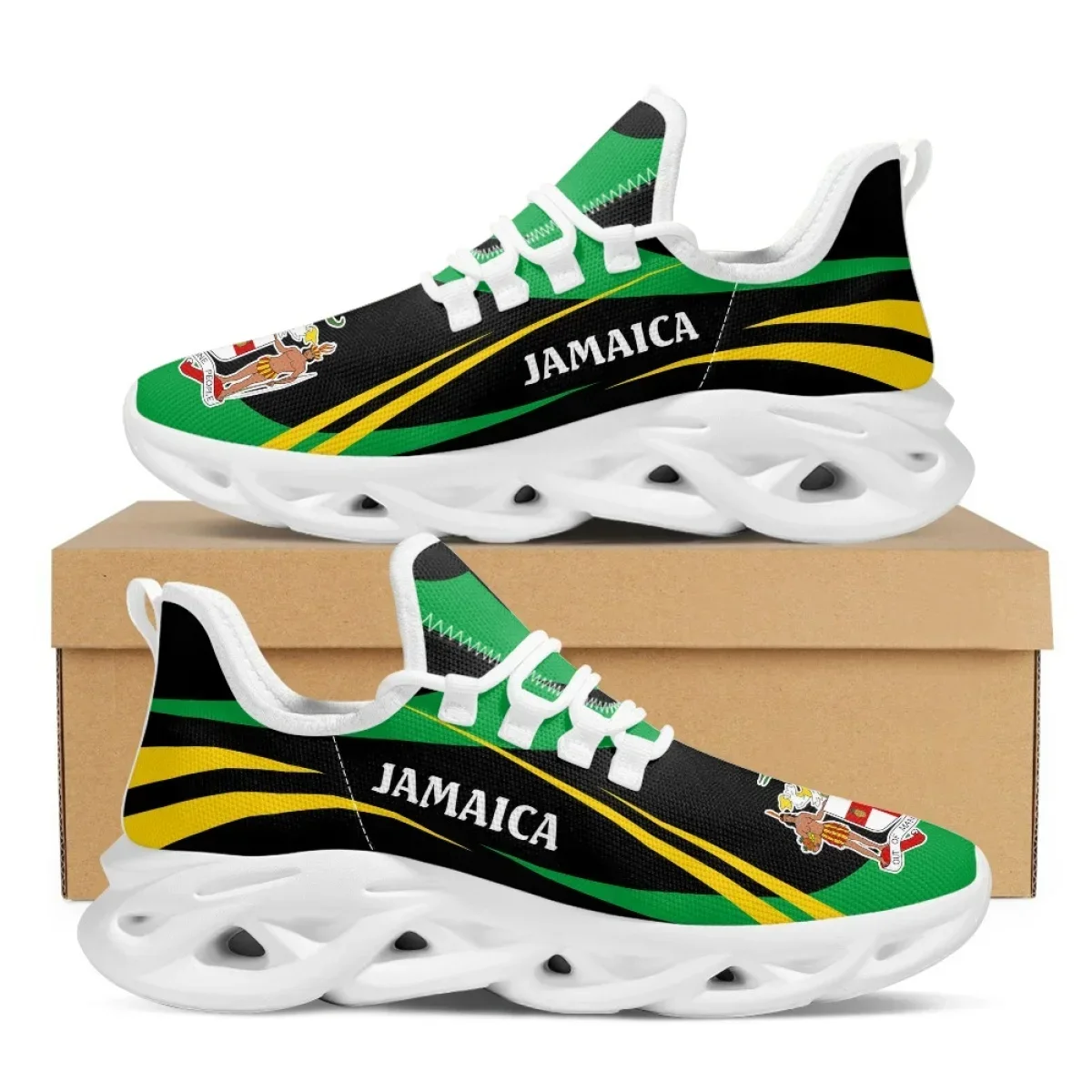 Jamaica Flag Print Sneakers Wo - огляд і ціна Mens Fashion Trainers