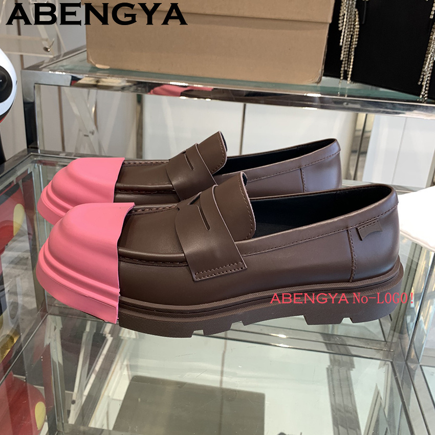 Multicolour Real Leather Thick - огляд і ціна Men'S Fashion Loafers Shoes