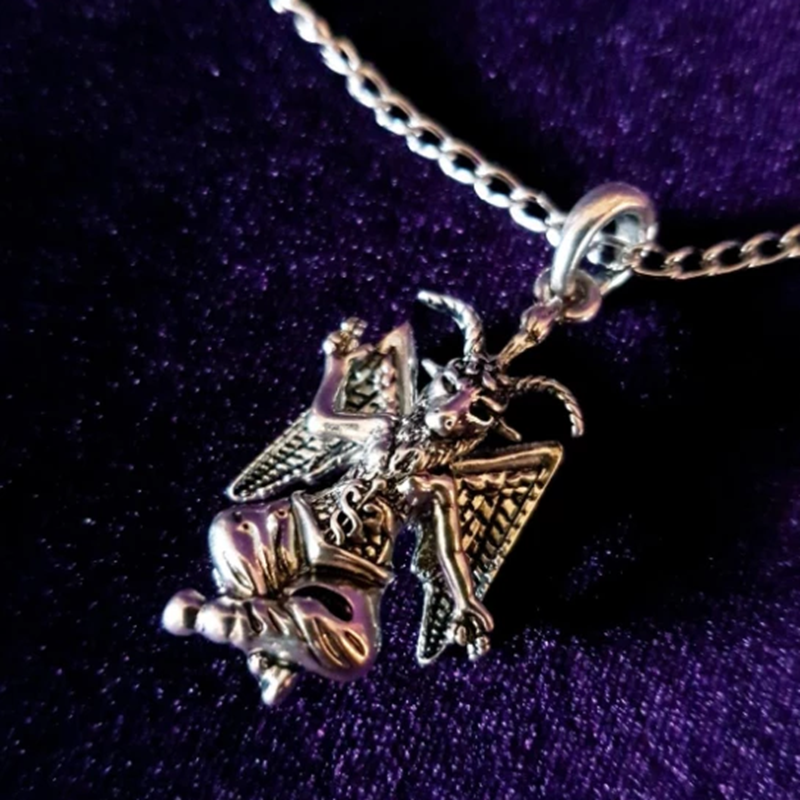 Baphomet Necklace-Occult Left  - огляд і ціна Xl Men'S Fashion