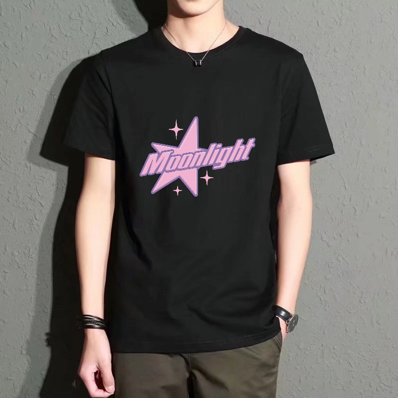 Men's Black Round-Neck Short-S - огляд і ціна Men'S Fashion Pink Shirt