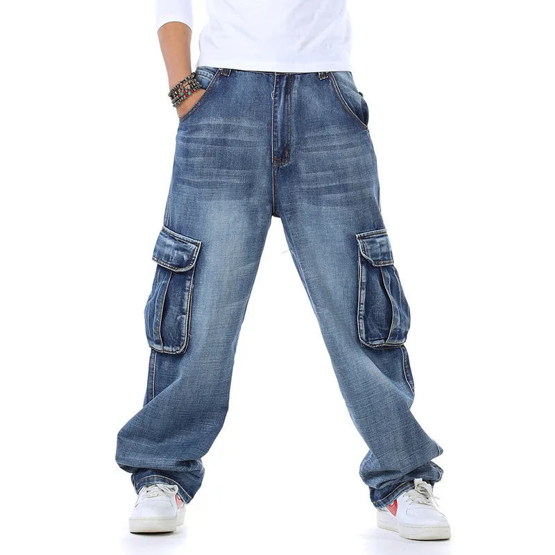 Mens Baggy Jeans Spring and Au - огляд і ціна Men'S Fashion For Fat Guys
