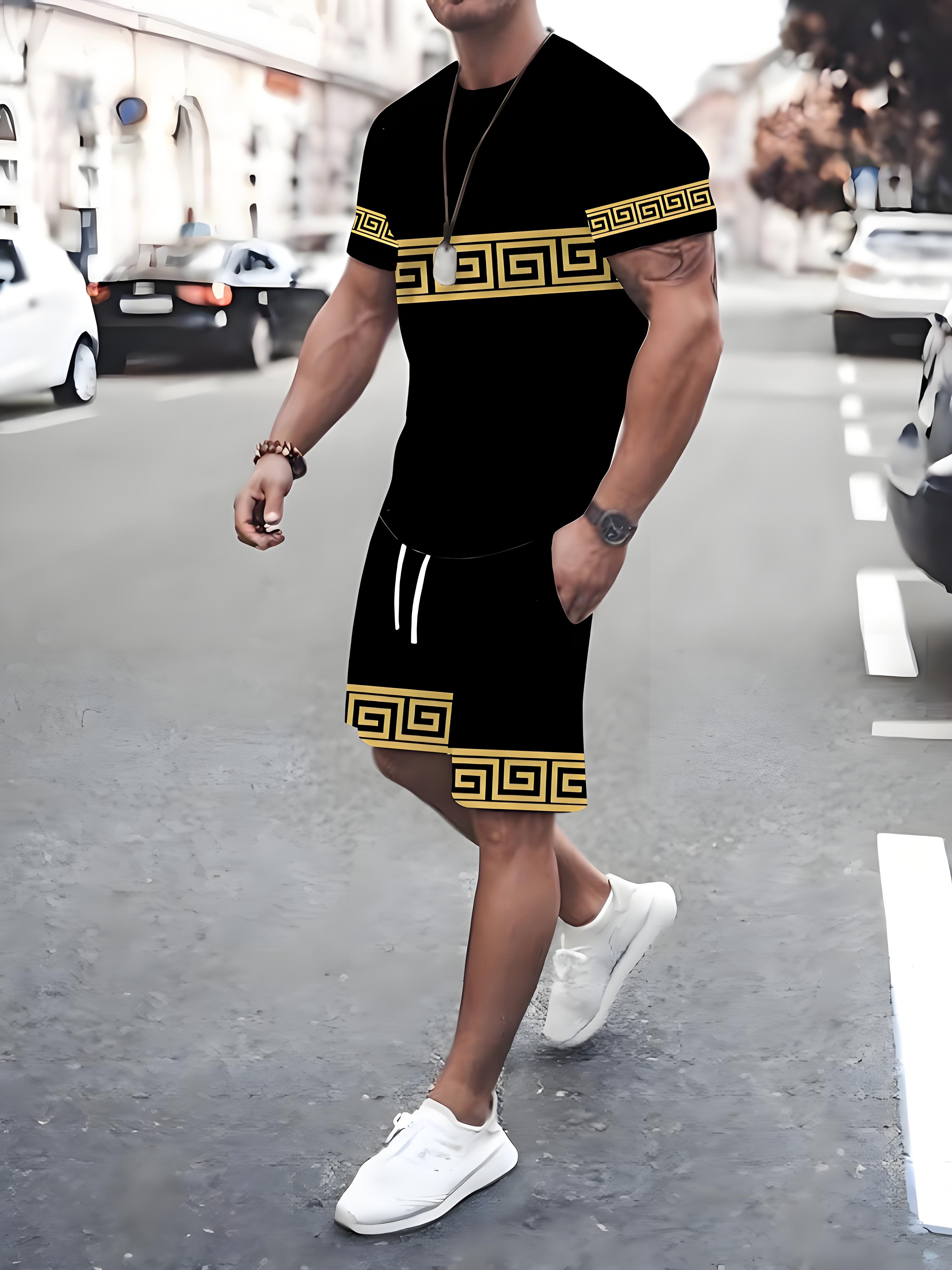 New Plus Size Men's T-shirt An - огляд і ціна Mens Fashion Trend