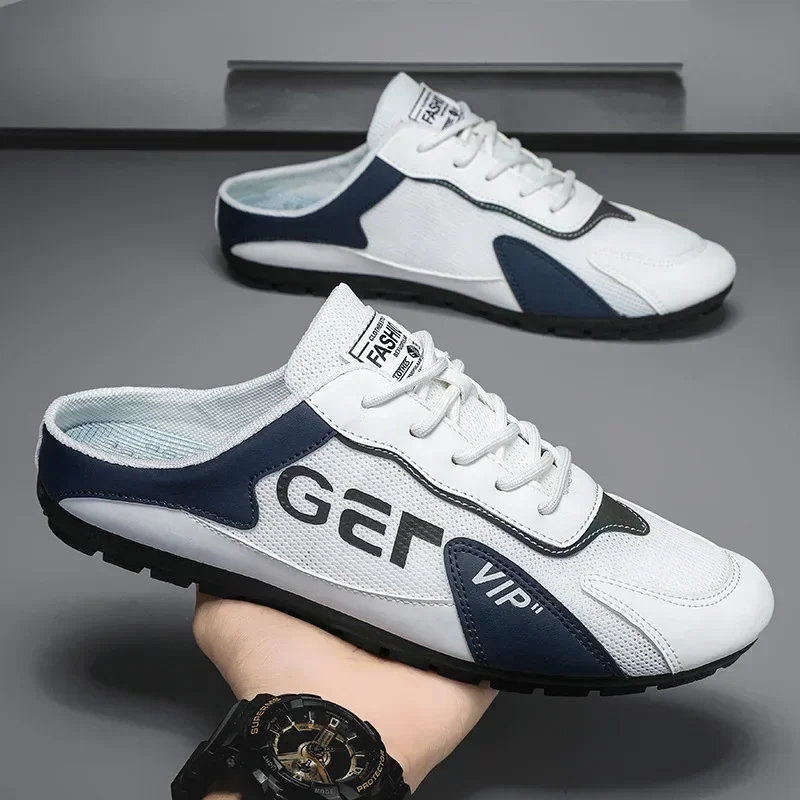Men Slippers Trend Baotou Shoe - огляд і ціна Mens Fashion Trainers