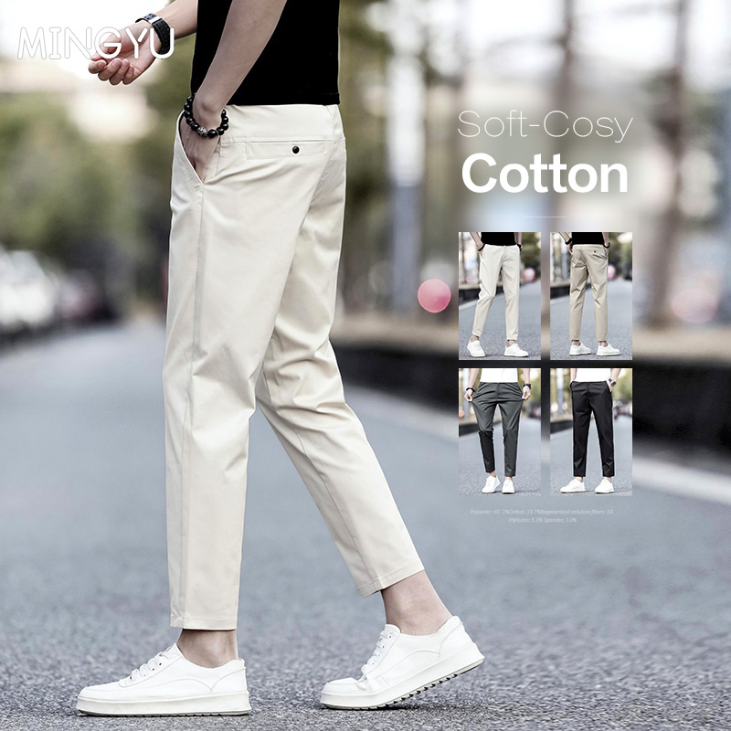 2025 New Summer Cotton Ankle L - огляд і ціна Men'S Fashion Pants 2025