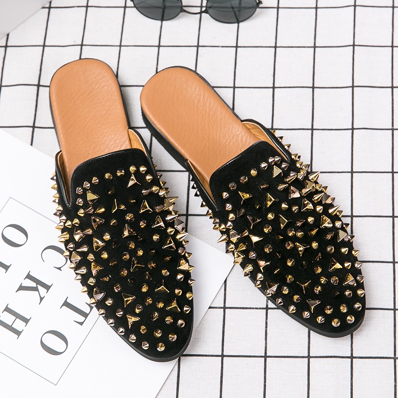 Coiffeur dress mules shoes man - огляд і ціна Suede Loafers Men