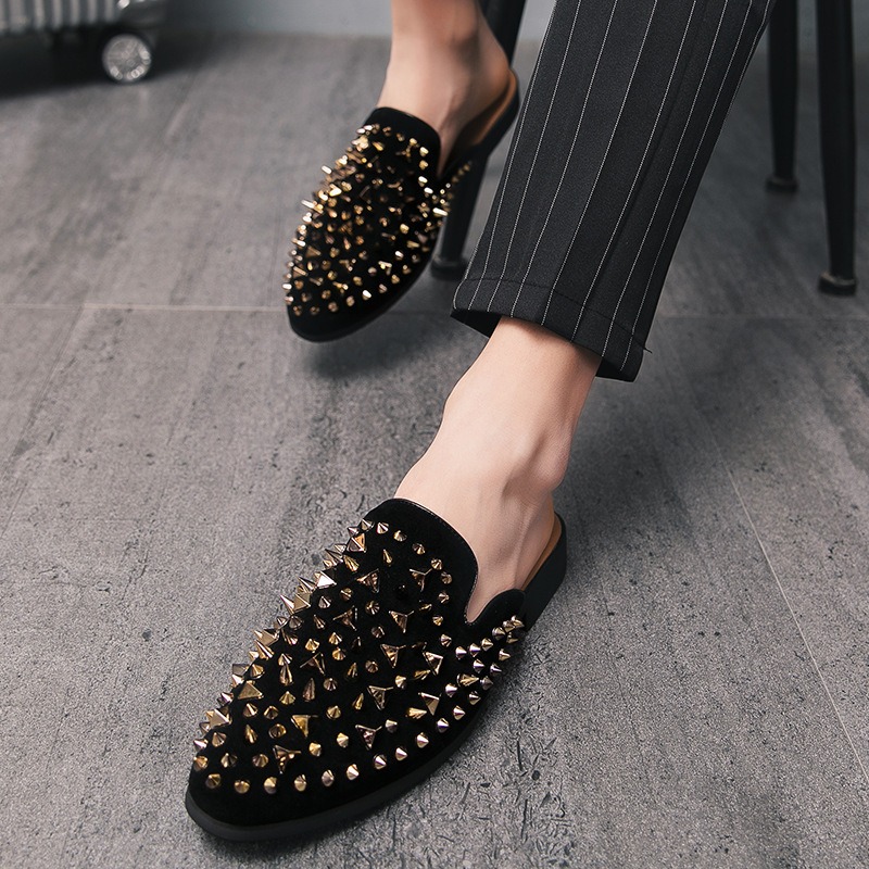 Coiffeur dress mules shoes man - огляд і ціна Suede Loafers Men