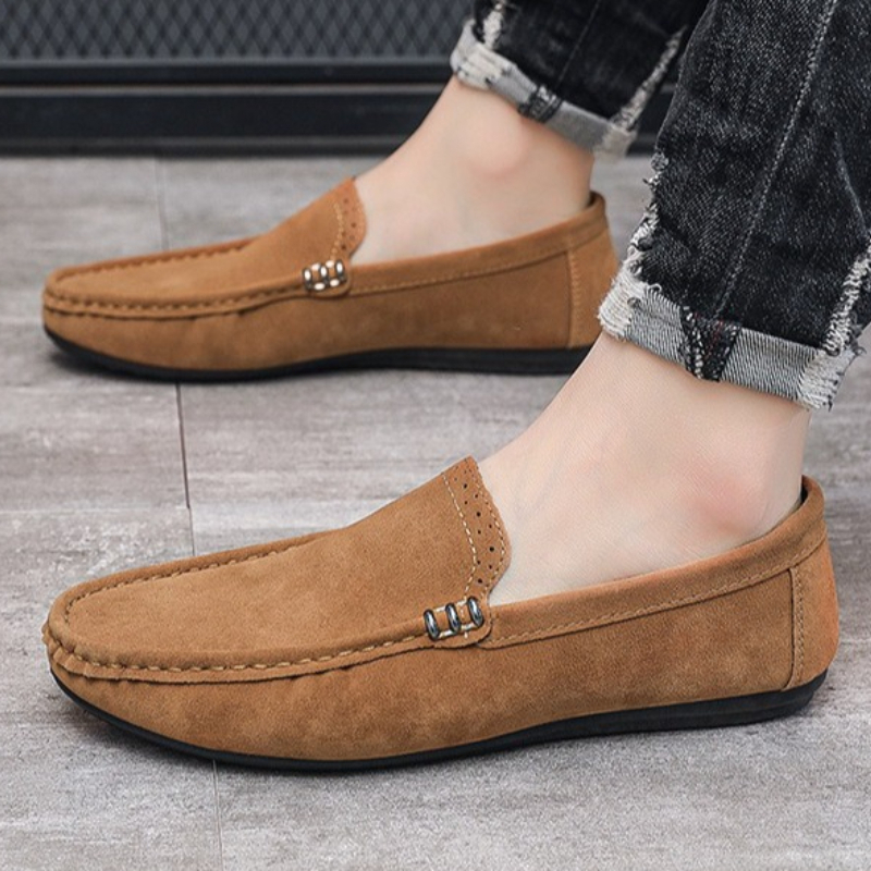 New Spring  Autumn Men's Singl - огляд і ціна Suede Loafers Men