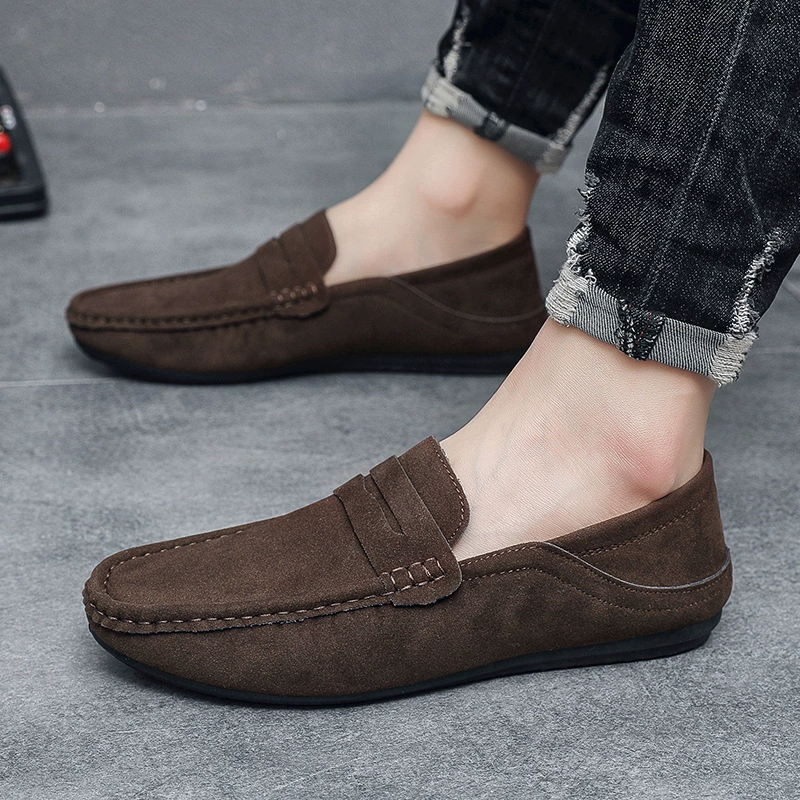 New Spring  Autumn Men's Singl - огляд і ціна Suede Loafers Men