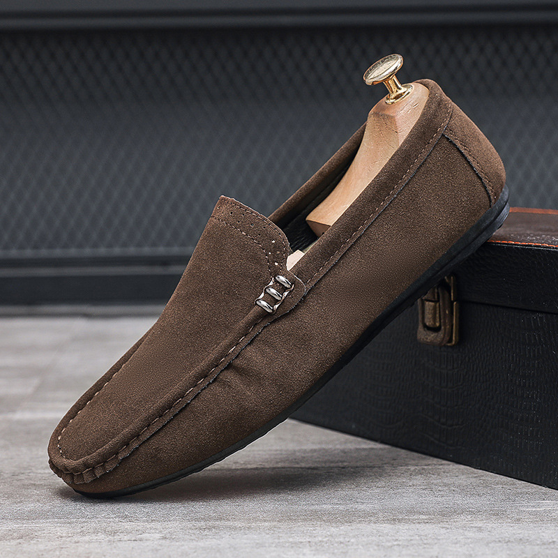 New Spring  Autumn Men's Singl - огляд і ціна Suede Loafers Men