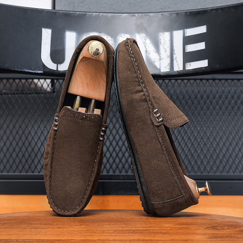 New Spring  Autumn Men's Singl - огляд і ціна Suede Loafers Men