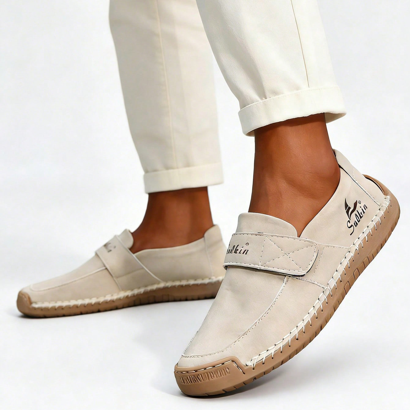 Handmade Men's Slip On Loafers - огляд і ціна Mens Fashion Trainers