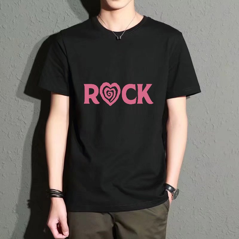Men's Black Round-Neck Short-S - огляд і ціна Men'S Fashion Pink Shirt