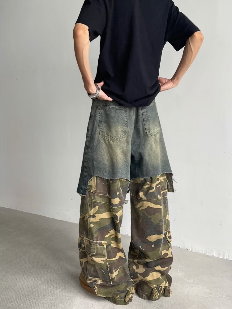 2025 Ropa Y2K Grunge Camouflag - огляд і ціна Men'S Fashion Jeans 2025