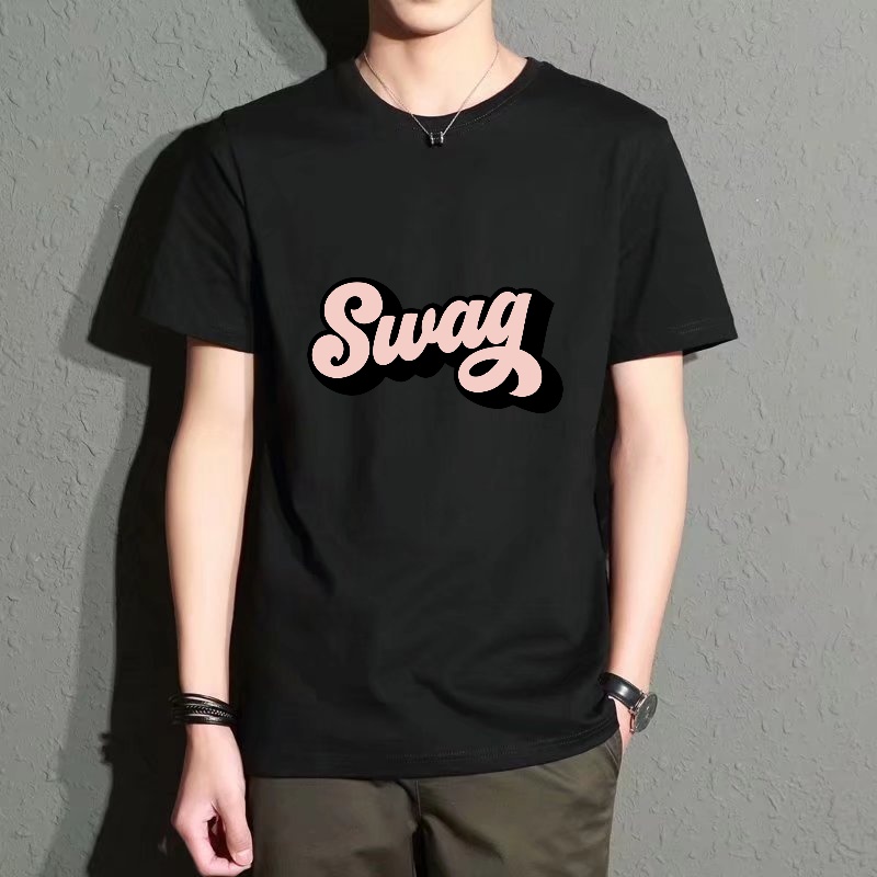 Men's Black Round-Neck Short-S - огляд і ціна Men'S Fashion Pink Shirt