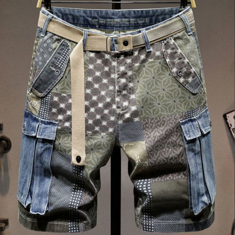Graphic Man Denim Shorts Multi - огляд і ціна Xl Men'S Fashion