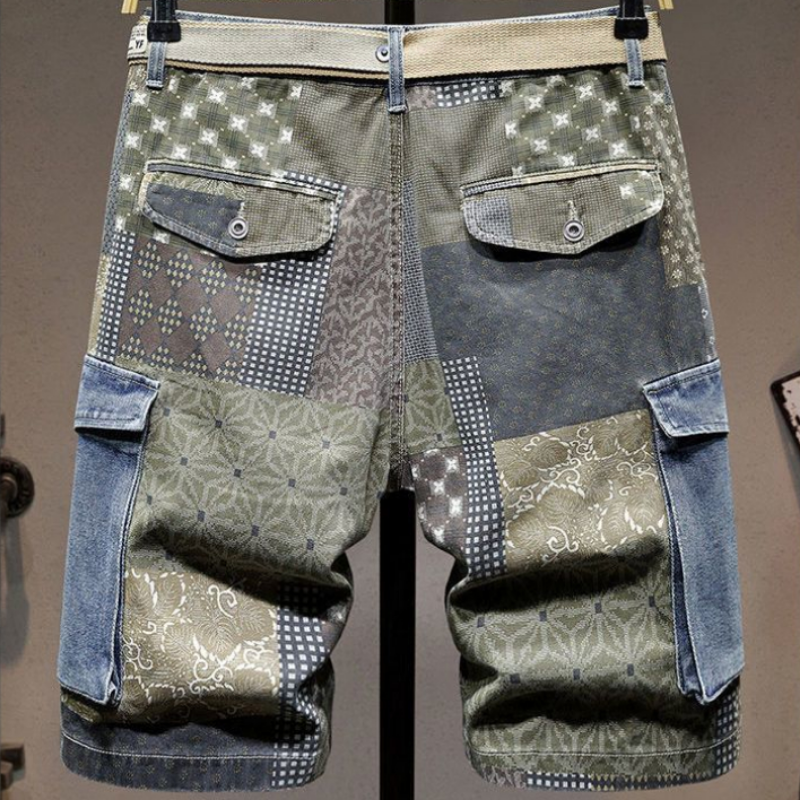 Graphic Man Denim Shorts Multi - огляд і ціна Xl Men'S Fashion