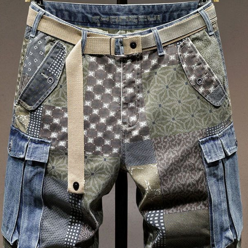 Graphic Man Denim Shorts Multi - огляд і ціна Xl Men'S Fashion