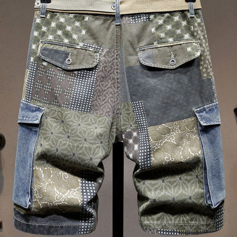 Graphic Man Denim Shorts Multi - огляд і ціна Xl Men'S Fashion