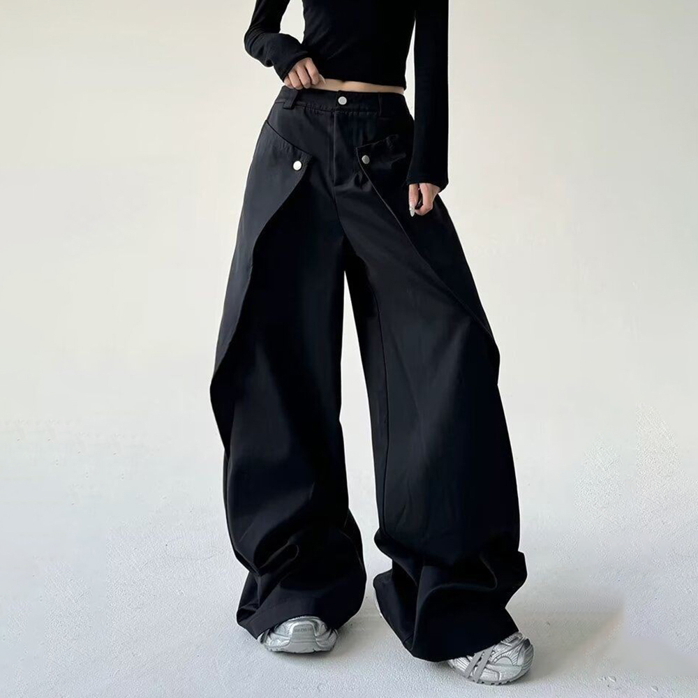 Mens Trousers Stitching Double - огляд і ціна Men'S Fashion Pants 2025